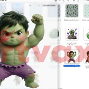 Baby Hulk PNG Clipart