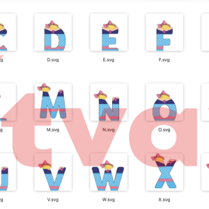 Toy Story Alphabet PNG Bundle